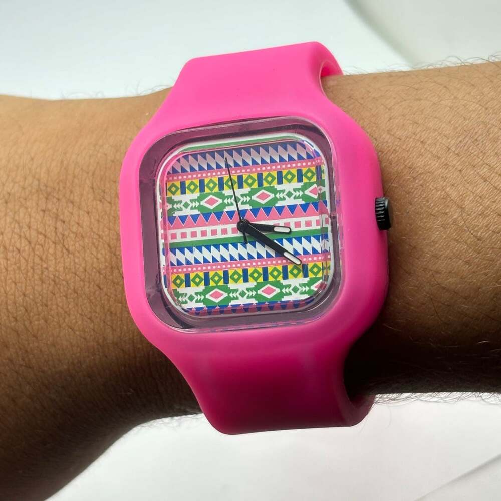 Y2k Pink & Green Watch